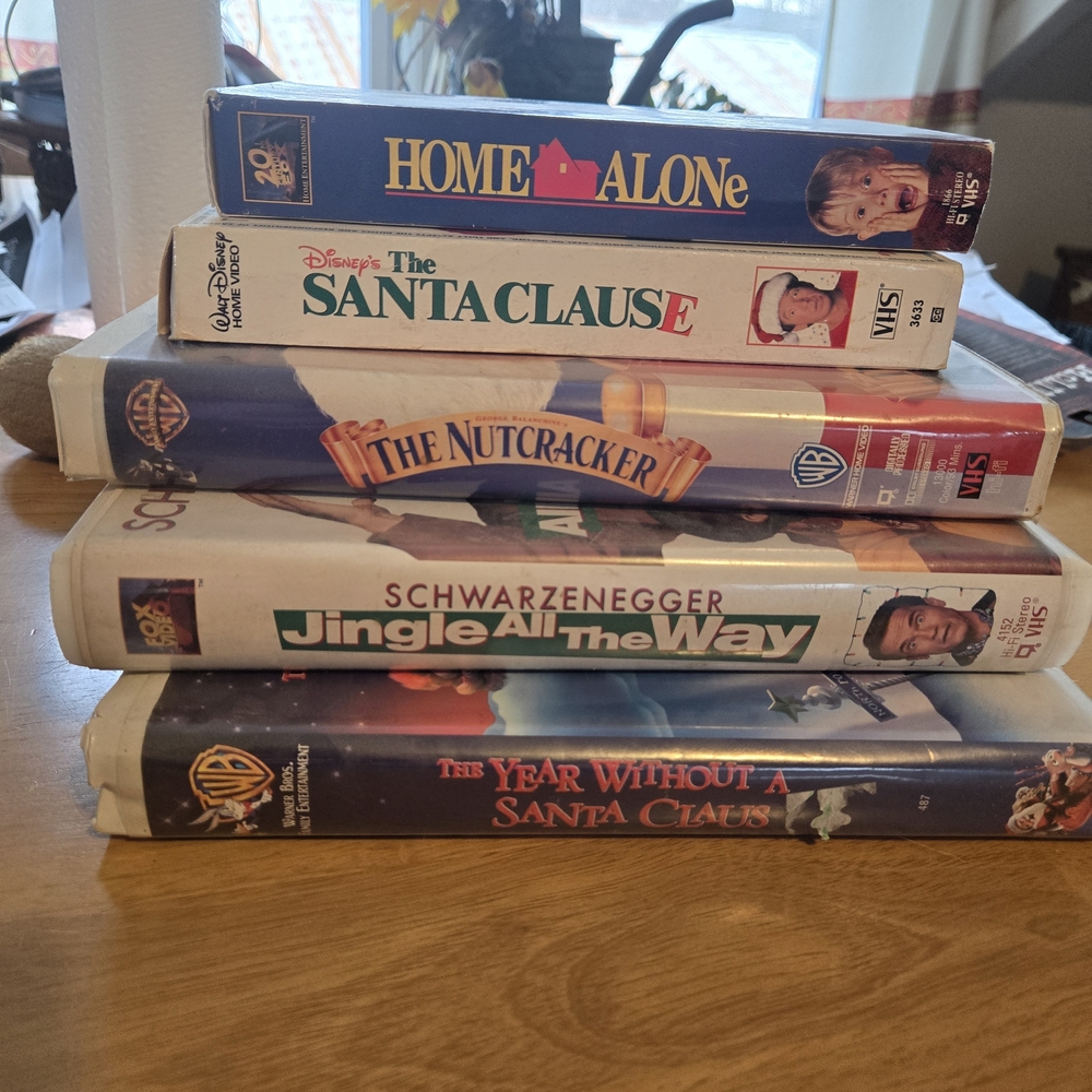 Christmas VHS Kids movies